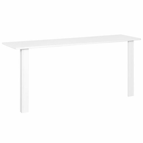 Pack Lit Mezzanine 2 Places Avec Bureau Et Matelas 140x190 Cm Lee Blanc