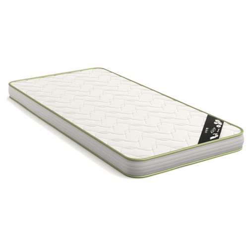 Pack Lit Avec Matelas 90x190 Cm Lilow  Blanc
