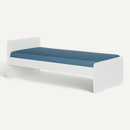 Pack Lit Avec Matelas 90x190 Cm Lilow  Blanc