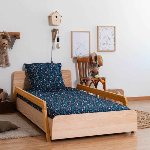 Lit Enfant évolutif Avec Barrières 90x190 Cm Dixia  Bois