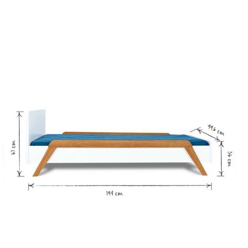 Lit Enfant évolutif Avec Barrières 90x190 Cm Dixia  Bois