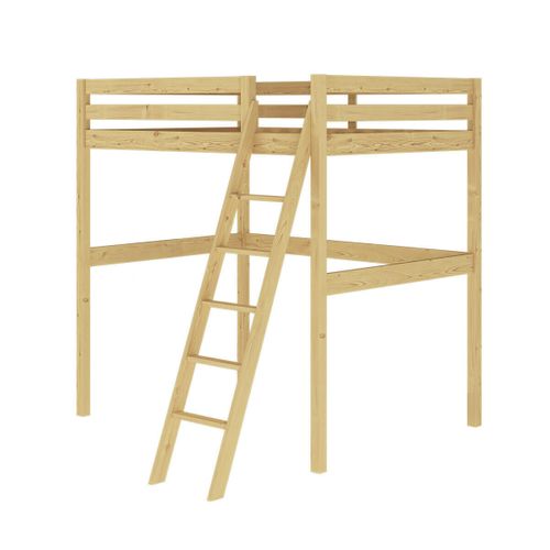 Lit Mezzanine 2 Places 140x190 Cm Aaron  Bois