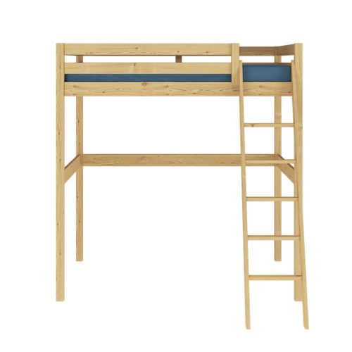 Lit Mezzanine 2 Places 140x190 Cm Aaron  Bois