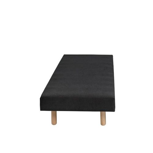 Sommier Tapissier 80x200 Cm Habby  Noir