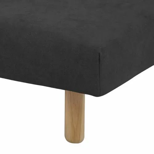 Sommier Tapissier 140x190 Cm Habby Noir