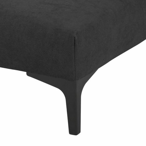 Pack Sommier Tapissier Avec Matelas 140x190 Cm Hiliana Noir