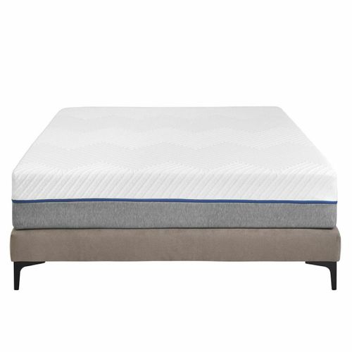 Pack Sommier Tapissier Avec Matelas 140x190 Cm Hiliana Lin