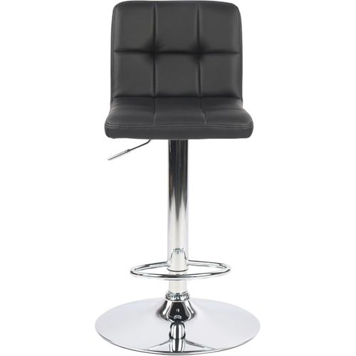 Lot De 2 Tabourets De Bar En Simili Noir 45 X 51 X 88 Cm