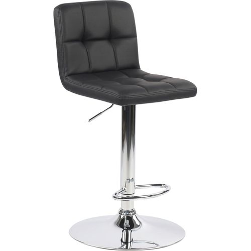 Lot De 2 Tabourets De Bar En Simili Noir 45 X 51 X 88 Cm