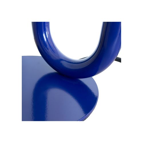 Lampe De Table Wama En Métal Bleu