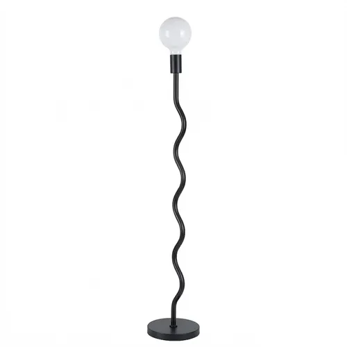 Lampe Sur Pied Wama En Métal Noir