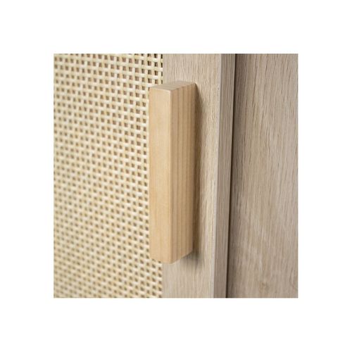 Meuble D'angle Bois Cannage 40 X 40 X 172 Cm