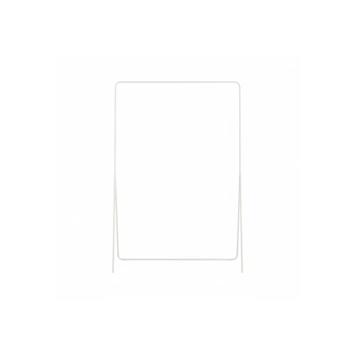 Portant à Vêtements Minimaliste En Métal Blanc 100 X 45 X 150 Cm