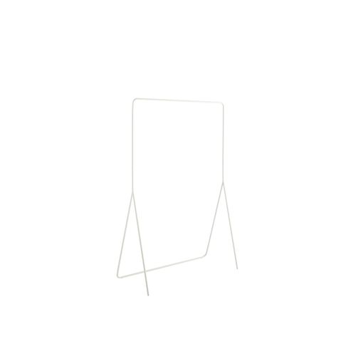 Portant à Vêtements Minimaliste En Métal Blanc 100 X 45 X 150 Cm