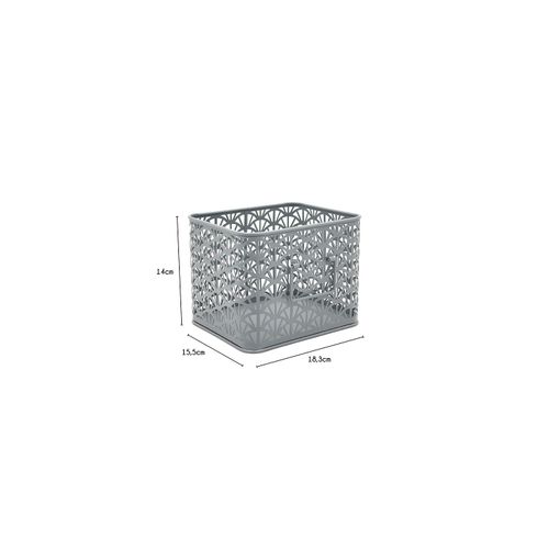 Lot De 3 Paniers De Rangement En Métal Vert Dimensions Variées
