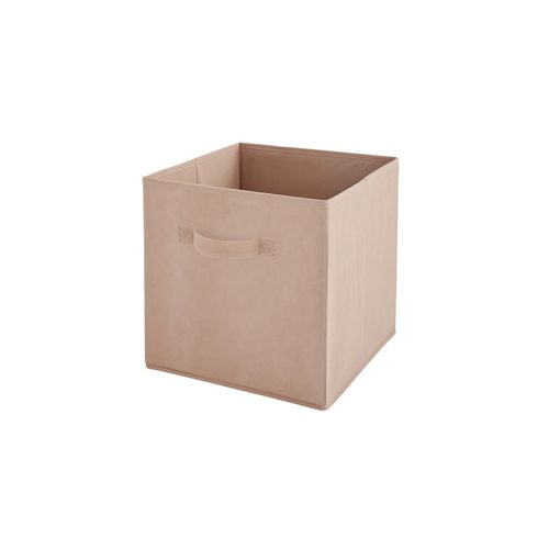 Lot De 6 Paniers Pliables En Tissu Rose 27 X 27 X 27 Cm