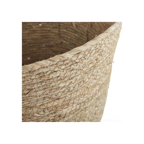 Panier De Rangement Poignées En Jonc De Mer Naturel 33 X 33 X 28 Cm