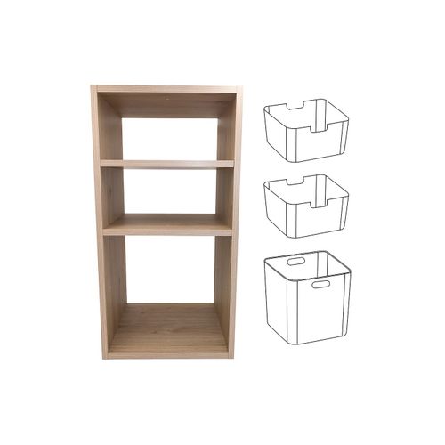 Lot 4 Bacs De Rangement En Plastique Noir 31 X 31 X 31 Cm