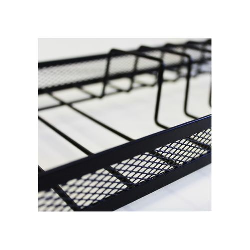 Egouttoir Vaisselle En Métal Noir 50,5 X 19,5 X 10 Cm