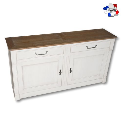 Buffet 2 Portes En Chêne Massif