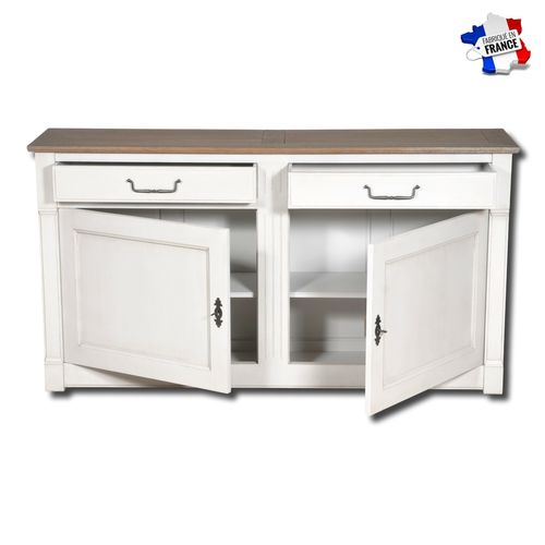 Buffet 2 Portes En Chêne Massif