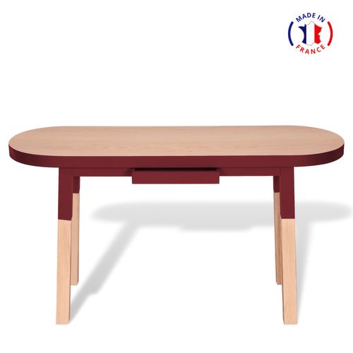 Bureau Console 140 Cm, 100% Frêne Massif