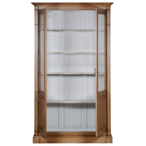 Vitrine Bibliothèque En Chêne Massif