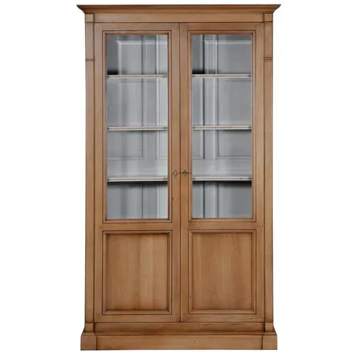 Vitrine Bibliothèque En Chêne Massif