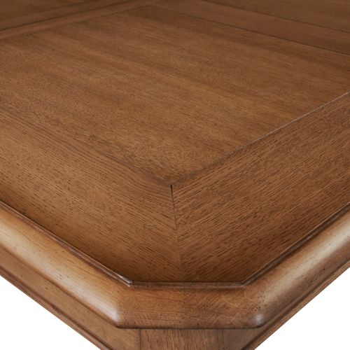 Table à Manger Extensible Carré, Chêne Massif 120x120 Cm