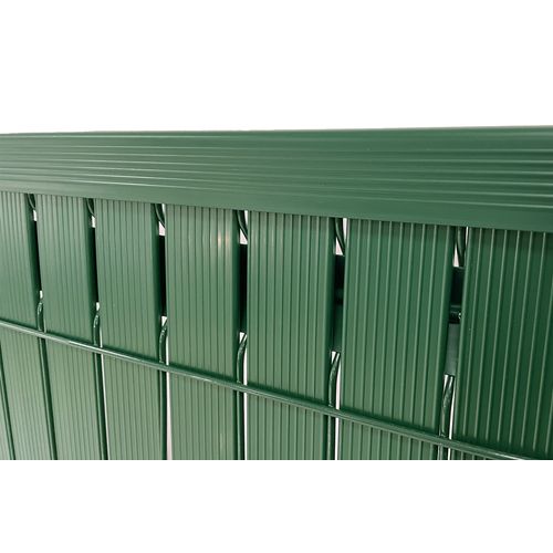Kit Lamelles Occultantes Pvc 2m Cinto H.150cm Vert - Avec Clips Et Profil De Finition
