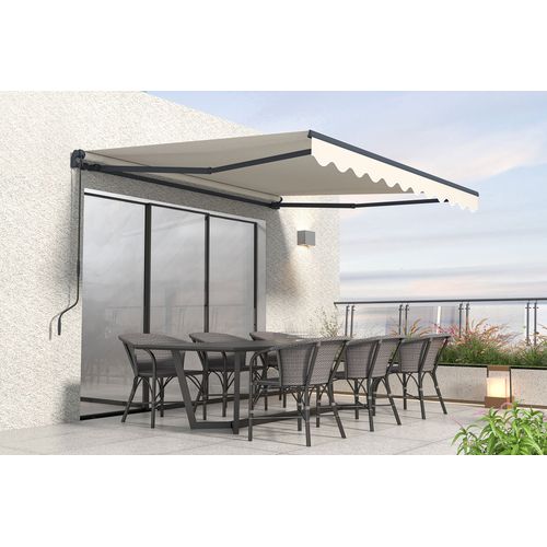 Store Banne Monobloc Vecchio 3x2,5m - Toile Premium 320g/m² Beige