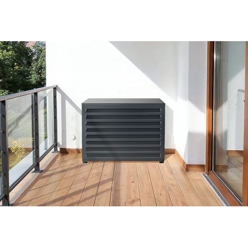 Cache Clim Amaro Gris Anthracite En Acier - Taille S