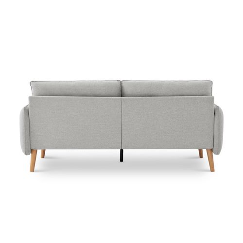 Canapé Scandinave Chloé – Confort Et Élégance à Prix Juste - 3-4 Places, Tissu Gris Clair