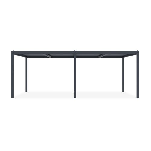 Pergola Bioclimatique Santa 6x3m Aluminium Gris Anthracite