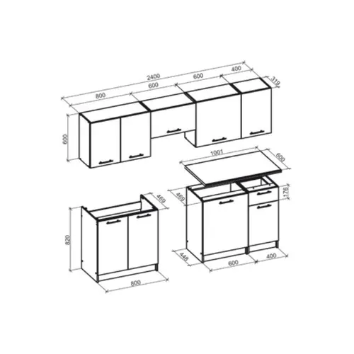 Cuisine Gris Anthracite Et Style Chêne Wotan Rustica