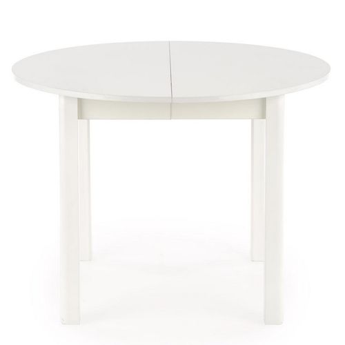 Table De Salle à Manger Ronde Blanche Avec Rallonge Carene