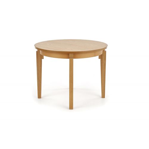 Table Ronde Extensible 100-200cm Placage Bois Cox
