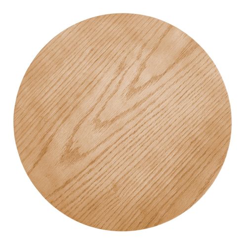 Table D'appoint Ronde Avec Placage En Bois Massif Molene