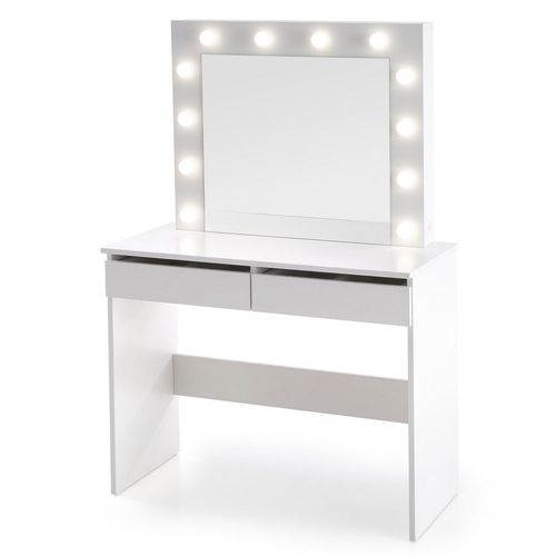 Coiffeuse Blanche Avec Tiroirs Et éclairage LED Stars