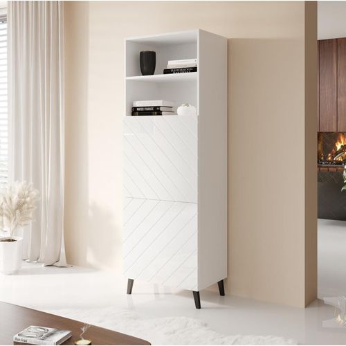 Armoire Design Blanche 60 Cm Yaka