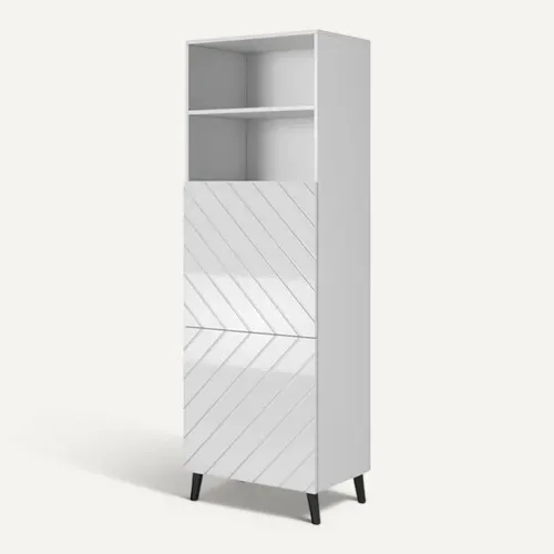 Armoire Design Blanche 60 Cm Yaka