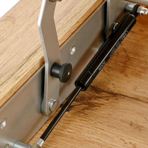 Table Basse Relevable 120 X 65 Cm Couleur Chêne Gemma