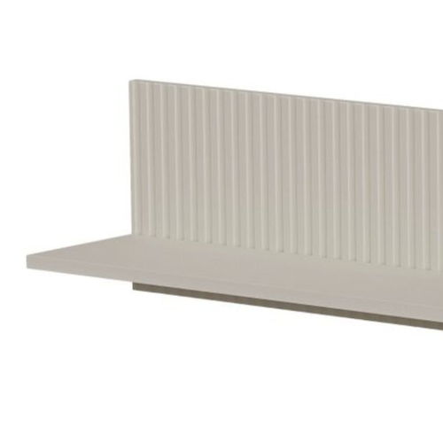 étagère Murale Contemporaine Beige Et Noyer 180 Cm Pump