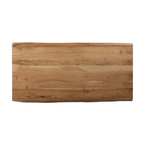 Table à Manger 240 Cm En Bois Acacia Massif Pieds Croisés Ajustables Olisar