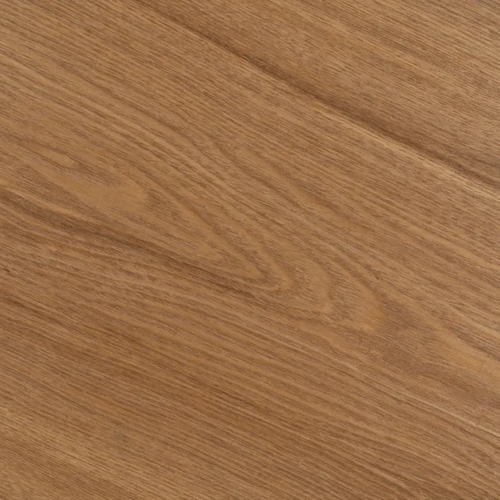 Table à Manger Ronde 120 Cm Finition Bois Naturel Piètement Conique Lyssoria