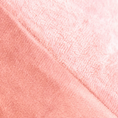 Coussin De Grossesse Déhoussable En Velours 140x80 Cm Rose