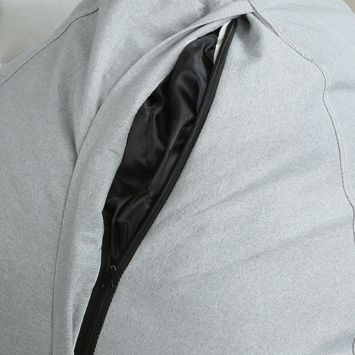 Pouf Poire Déhoussable Gris 105 X 85 Cm