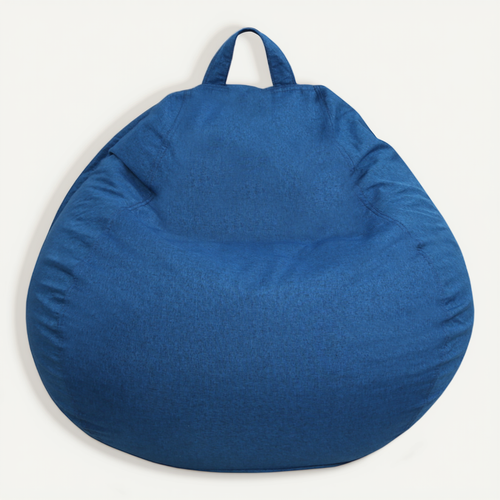 Pouf Poire Déhoussable Bleu 105 X 85 Cm