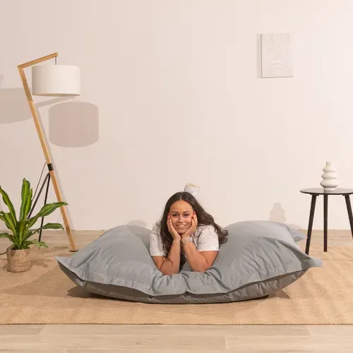 Pouf Extérieur Imperméable Déhoussable Anti-uv - 140x180 Cm