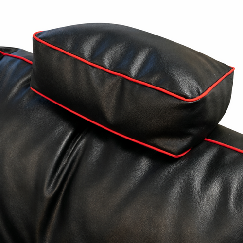 Pouf Gaming En Simili 100x110 Cm Rouge